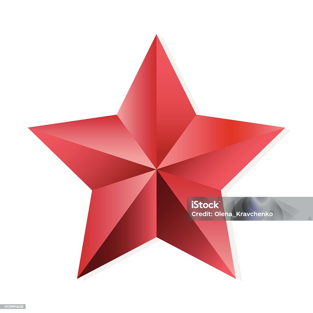 Star ruby vector isolated object Star ruby. Vector, isolated object on white background Art Deco stock vector