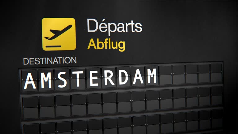 Departures Flip Sign: European cities