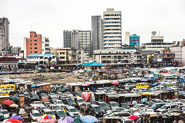 istock Downtown Lagos, Nigeria. 473010432