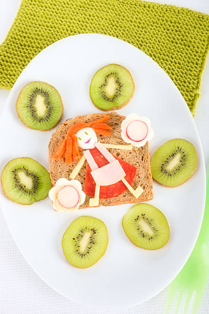 istock Funny sandwich for kids 473010594