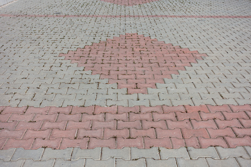 stone tiled pavement texture