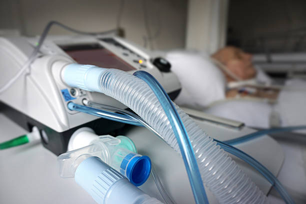 Patient Respiratory disease. medical ventilator photos stock pictures, royalty-free photos & images