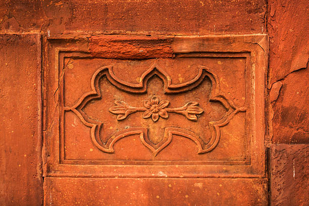 Chaukhandi vintage tombs close Karachi in Pakistan