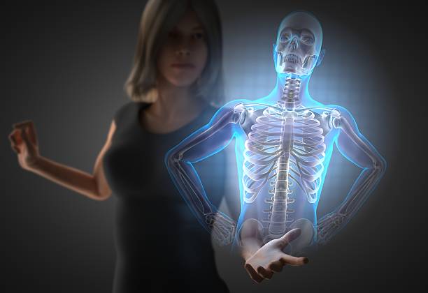 istock woman and hologram with chest bones rodiography 473049018