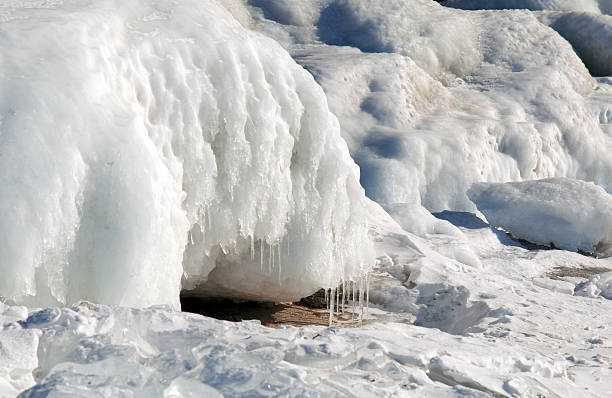 istock Winter. Ice on the surface of Lake Baikal. 473049396