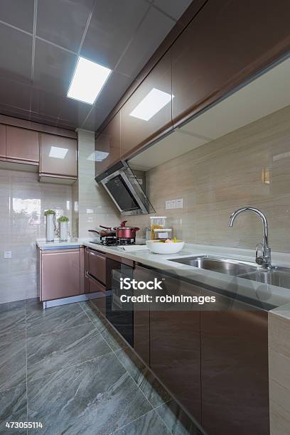 Kitchen Stock Photo - Download Image Now - 2015, Cabinet, Ceramics