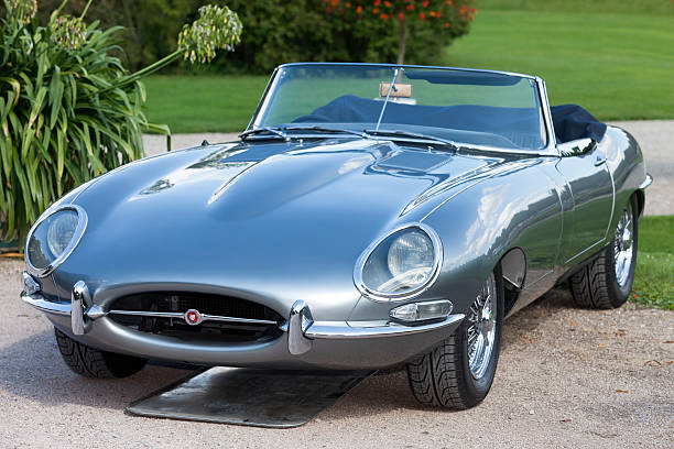 legendary british classic sports car jaguar e type s1 roadster