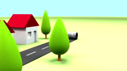 Primitive Cartoon Houses And The Road 3d Animation Stock Video - Download Video Clip Now - iStock Primitive Cartoon Houses And The Road 3d Animation Stock Video - Download Video Clip Now - iStock