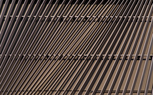 istock Detail of pattern metal facade for background 473067248