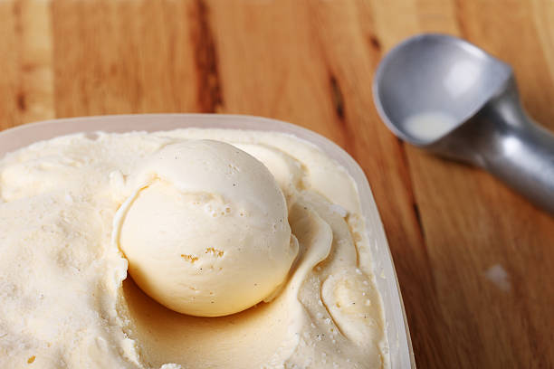 istock creamy vanilla ice cream  with a special spoon 473070294