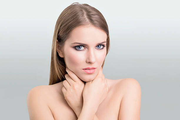 istock Portrait of a blonde beauty 473077608