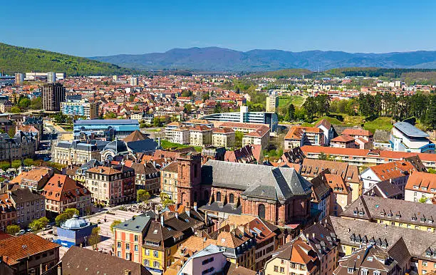 Photo of View of Belfort from the citadel - France