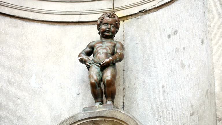 Manneken pis in Brussels