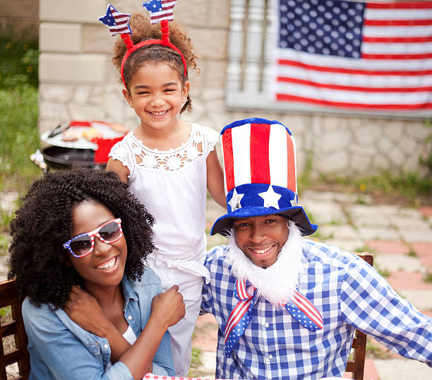 istock Family on Independence Day 473082378