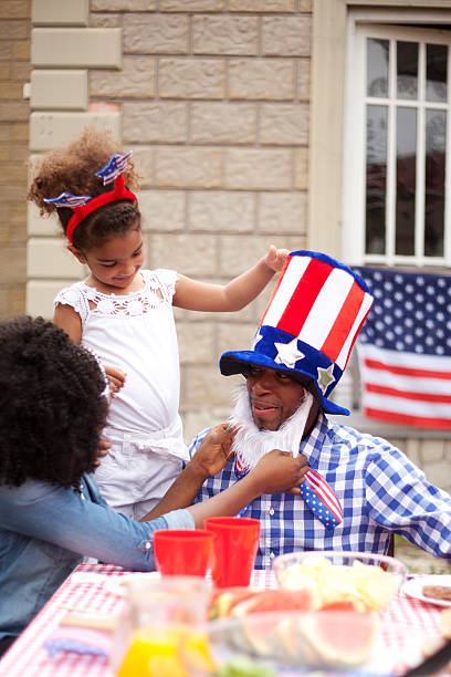 istock Family on Independence Day 473082382