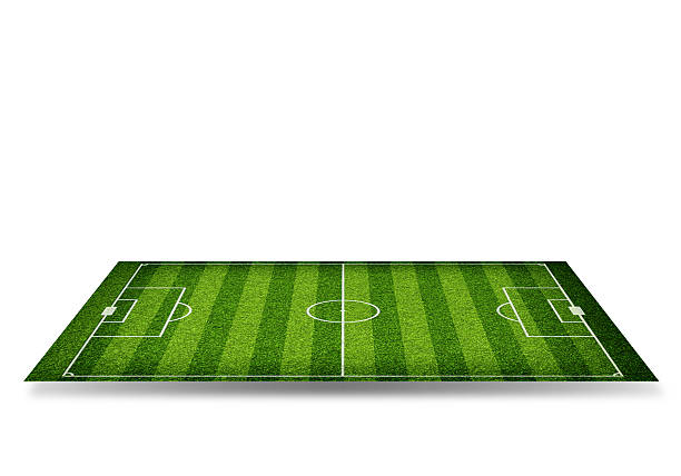 istock Football stadium with gates 473085346