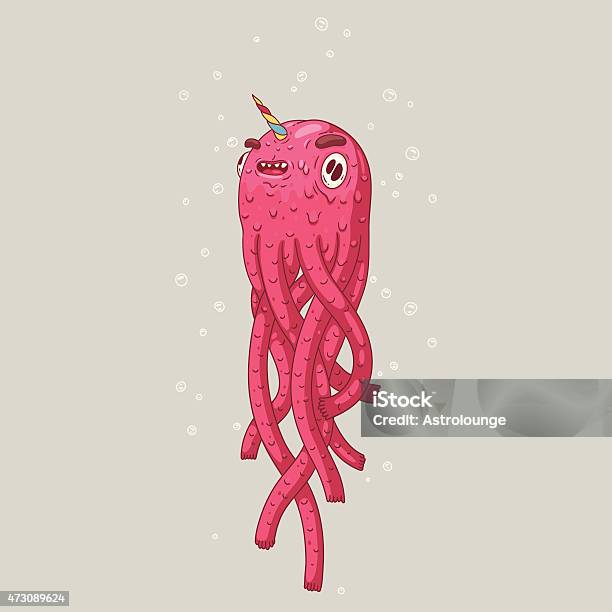 Octopus Stock Illustration - Download Image Now - Graffiti, Monster - Fictional Character, Illustration