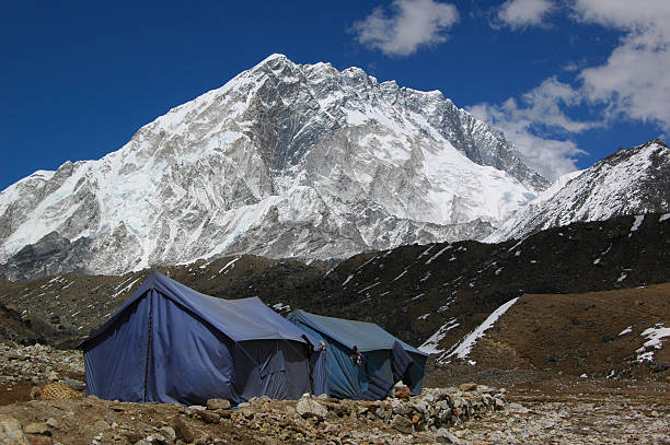 istock Camping site in Himalaya. Everest trek. Nepal 473096168