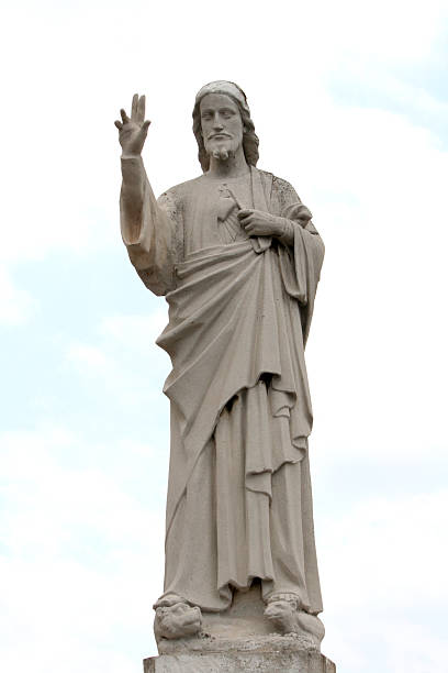 istock Holy Christ Statue at Marseilles France 473096496