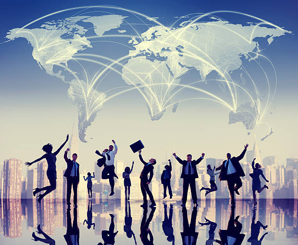 istock Global Business People Success Cityscape Concept 473097196
