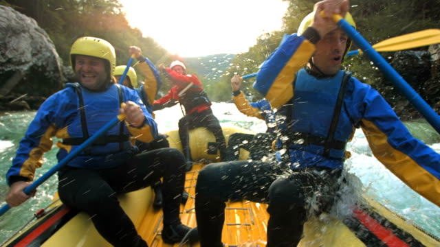 HD Super Slow-Mo: White Water Rafting