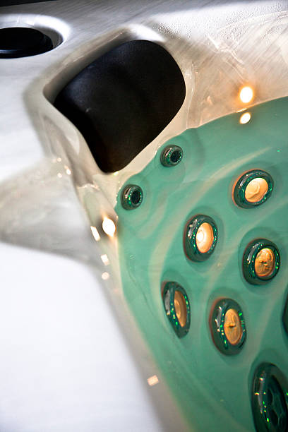 istock Hot Tub With Jets And Lights Close Up 473112380