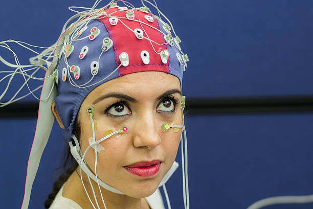 istock Woman with EEG and EOG electrodes in laboratory 473118058