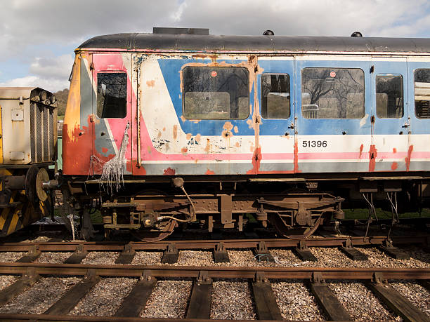 istock derelict train, at Peak Rail, Derbyshire,UK. 473129664