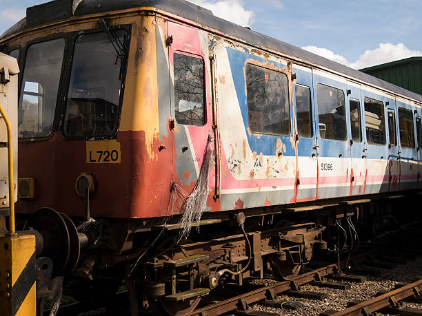 istock derelict train, at Peak Rail, Derbyshire,UK. 473129670