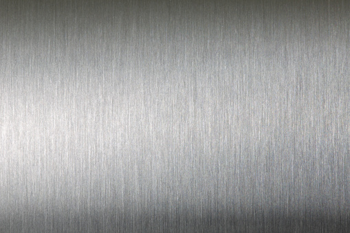 Abstract illustration of a brushed metal texture.