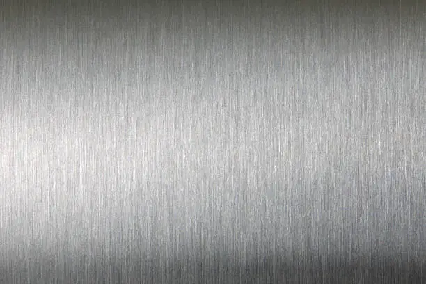 Abstract illustration of a brushed metal texture.