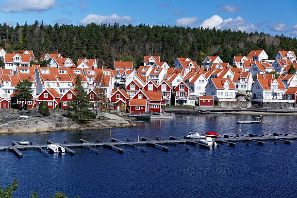 istock Picturesque summer village, Norway 473133660