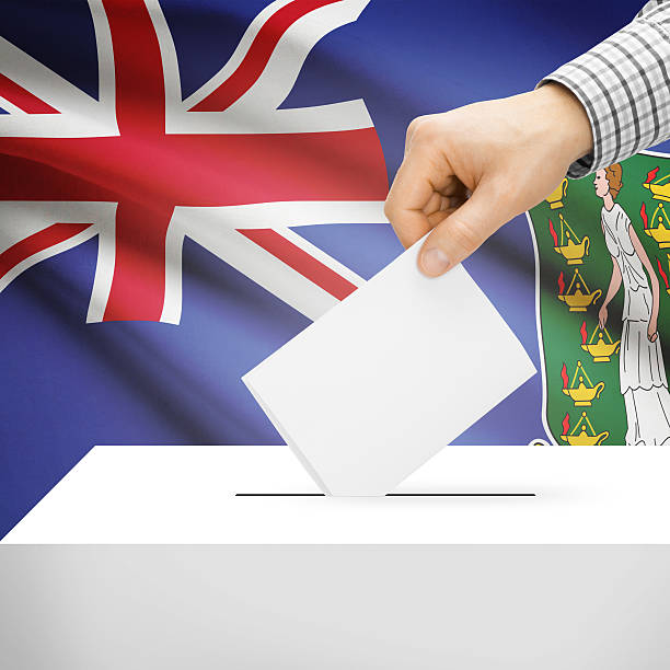 istock Ballot box with national flag - British Virgin Islands 473134278