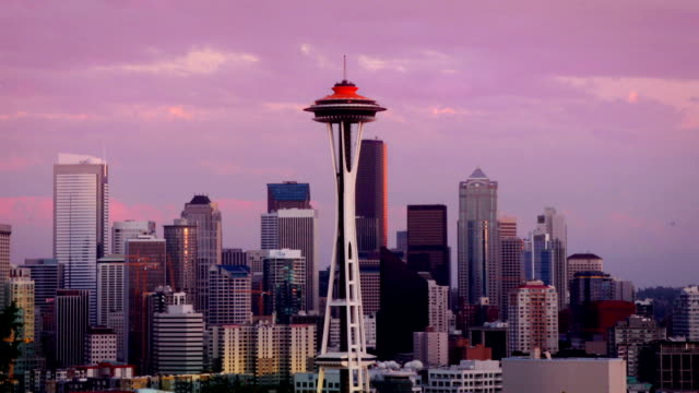 Seattle Skyline at dusk