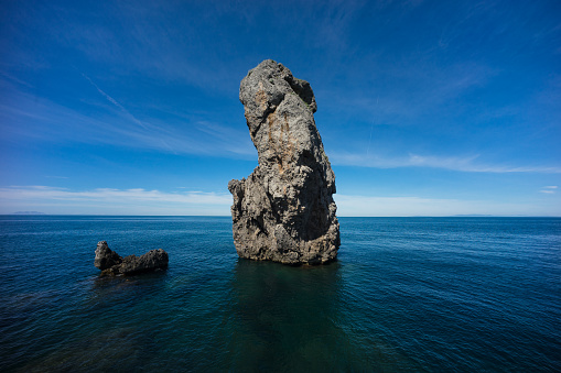 Sea stack in Giglio Island (GR) Italy