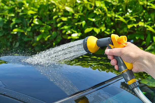 istock Car Care - Washing a car by hand 473138002