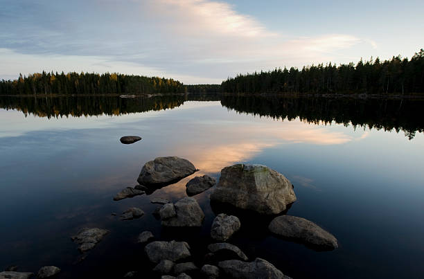 istock Autumn scenery by the lake 473138052