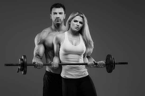 istock Sexy exerciser couple 473138490