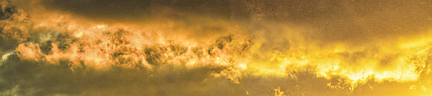 istock Panarama of coloful clouds 473139262