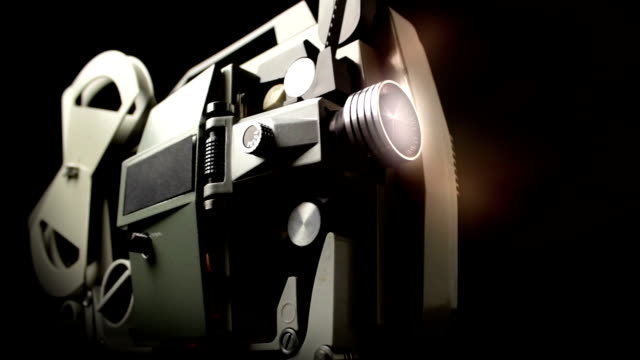 vintage super 8 film projector with sound