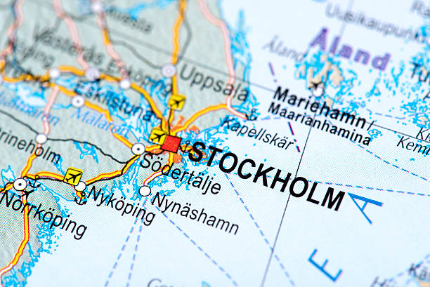 istock Map of Stockholm, Swedish 473146028