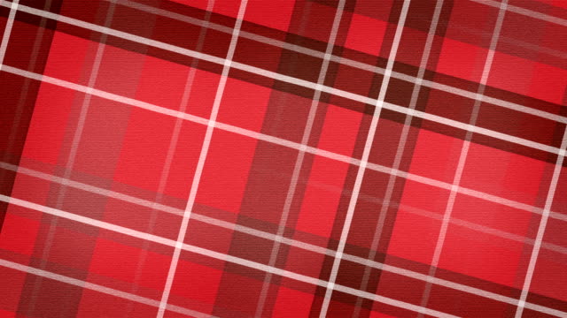 red scottish checked fabric loopable background