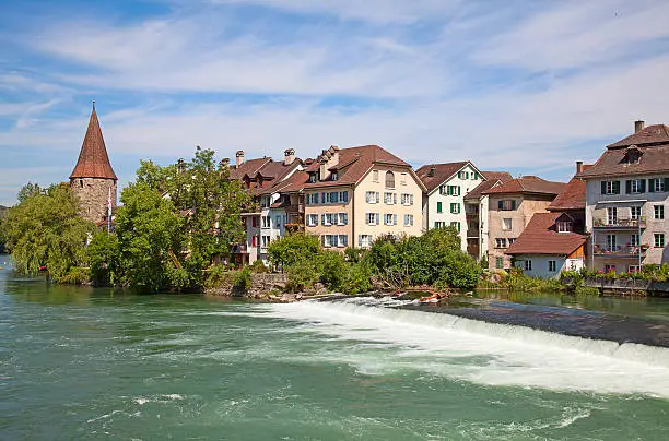 Bremgarten old town near Zurich, Switzerland