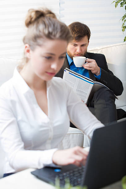 istock Businesswoman working on laptop 473150016