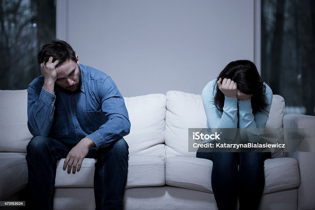 Probleme in Beziehung - Lizenzfrei Paar - Partnerschaft Stock-Foto