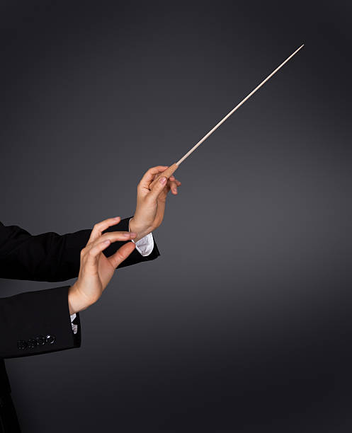 istock Music conductor with a baton 473155746