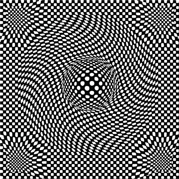 하프톤 패턴 착각 - textured sine wave spotted halftone pattern stock illustrations