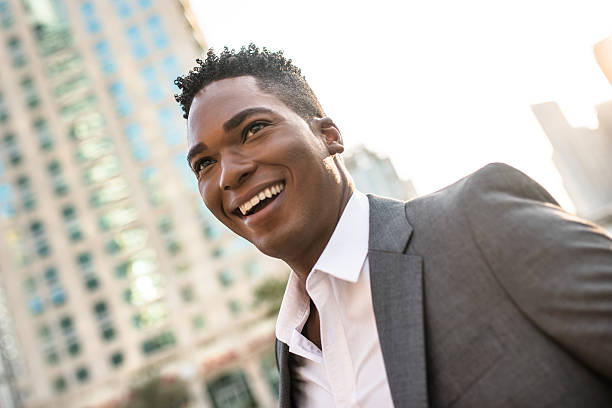 istock Elegant man on Dubai marina promenade 473162532