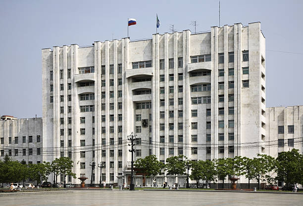 istock Lenin Square in Khabarovsk. Russia 473164348