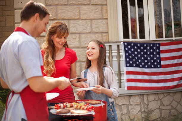 istock Family on Independence Day 473167970